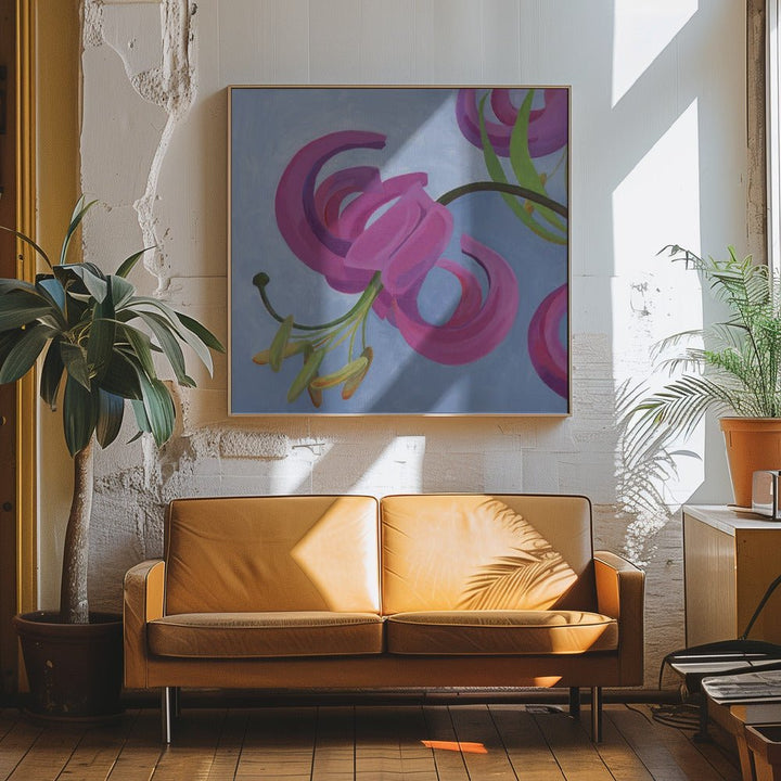 Krollilja - Square Stretched Canvas, Poster or Fine Art Print - I Heart Wall Art - Poster Print, Canvas Print or Framed Art Print