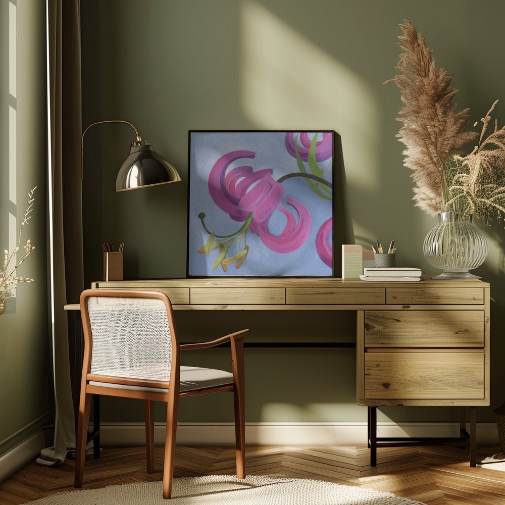 Krollilja - Square Stretched Canvas, Poster or Fine Art Print - I Heart Wall Art - Poster Print, Canvas Print or Framed Art Print
