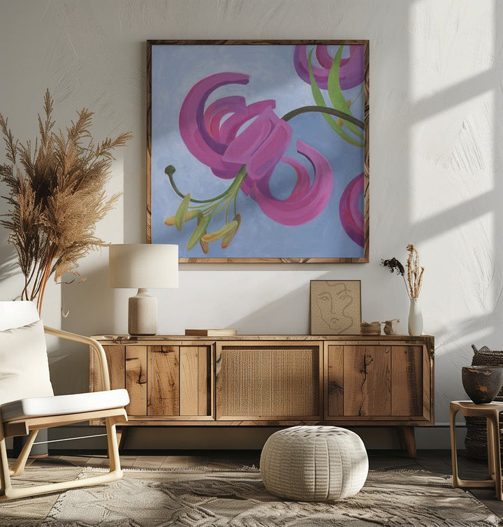 Krollilja - Square Stretched Canvas, Poster or Fine Art Print - I Heart Wall Art - Poster Print, Canvas Print or Framed Art Print