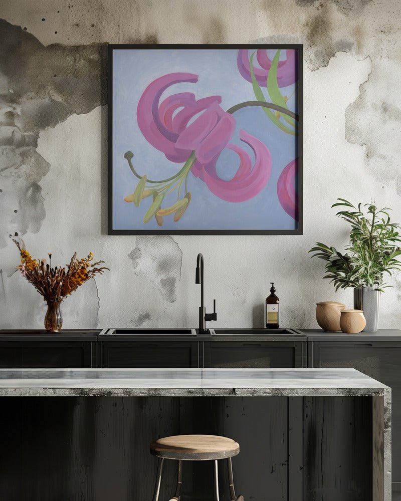 Krollilja - Square Stretched Canvas, Poster or Fine Art Print - I Heart Wall Art - Poster Print, Canvas Print or Framed Art Print