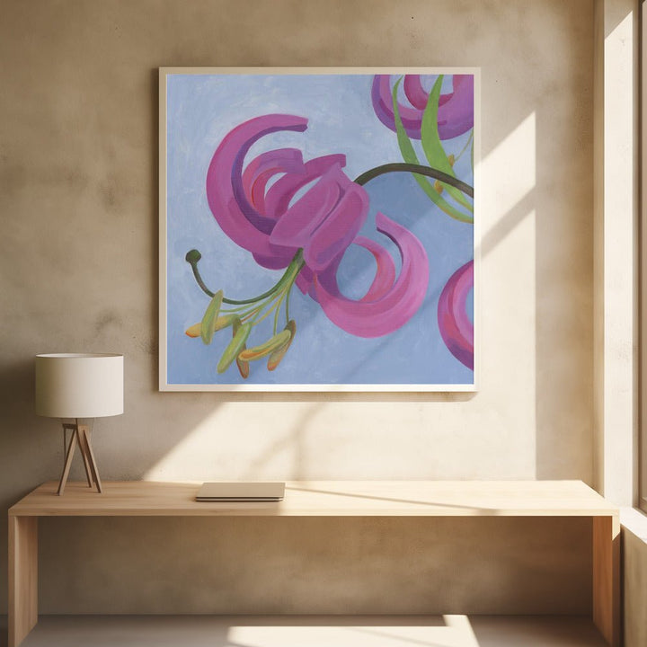Krollilja - Square Stretched Canvas, Poster or Fine Art Print - I Heart Wall Art - Poster Print, Canvas Print or Framed Art Print