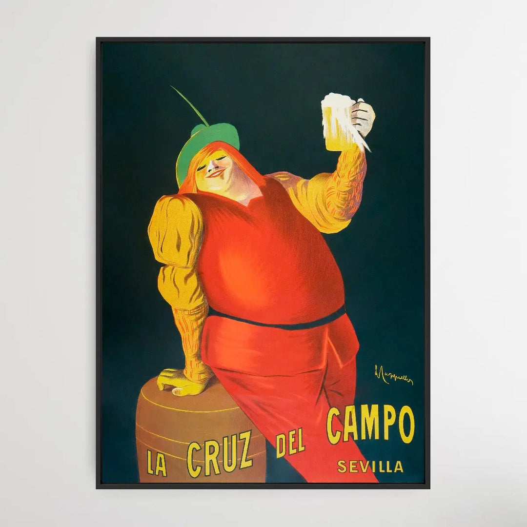La Cruz del Campo beers (1906) by Leonetto Cappiello I Heart Wall Art Australia 