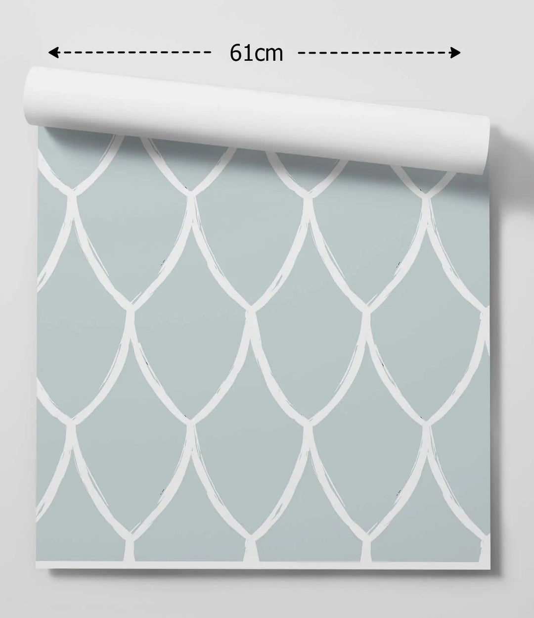Lace Wallpaper In Blue/Grey Tones - Blue/Grey White Removable Peel and Stick or Soak and Stick Wallpaper I Heart Wall Art Australia 