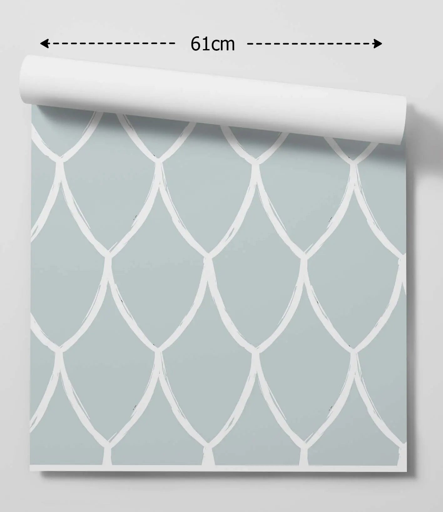 Lace Wallpaper In Blue/Grey Tones - Blue/Grey White Removable Peel and Stick or Soak and Stick Wallpaper I Heart Wall Art Australia 
