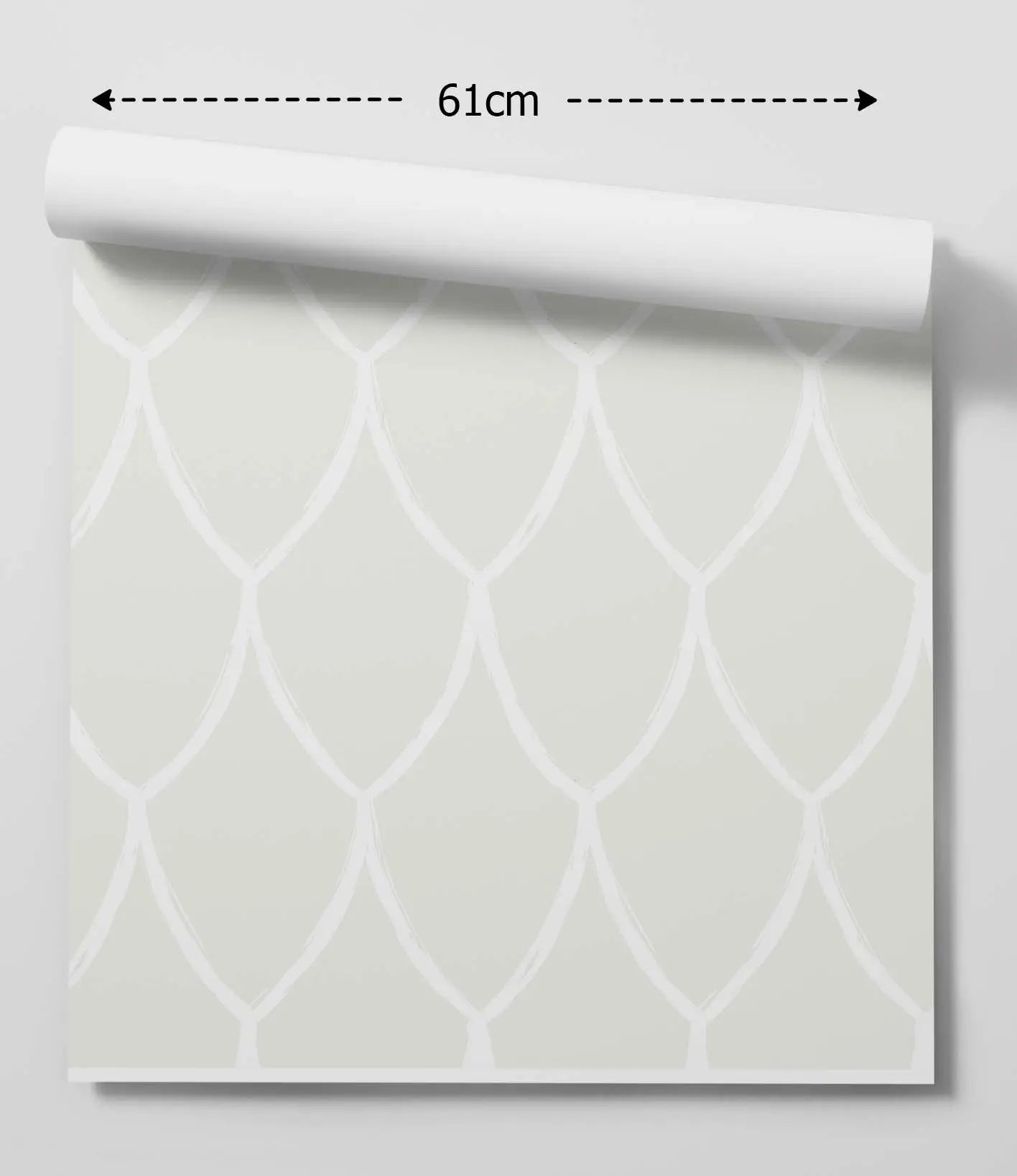 Lace Wallpaper In Cream Tones - Cream and White Palm Tree Removable Peel and Stick or Soak and Stick Wallpaper I Heart Wall Art Australia 