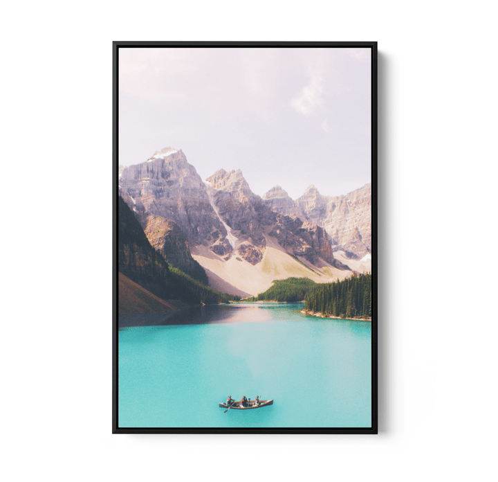 Lake Louise - Photographic Lake Stretched Canvas or Wall Art Print - I Heart Wall Art - Poster Print, Canvas Print or Framed Art Print