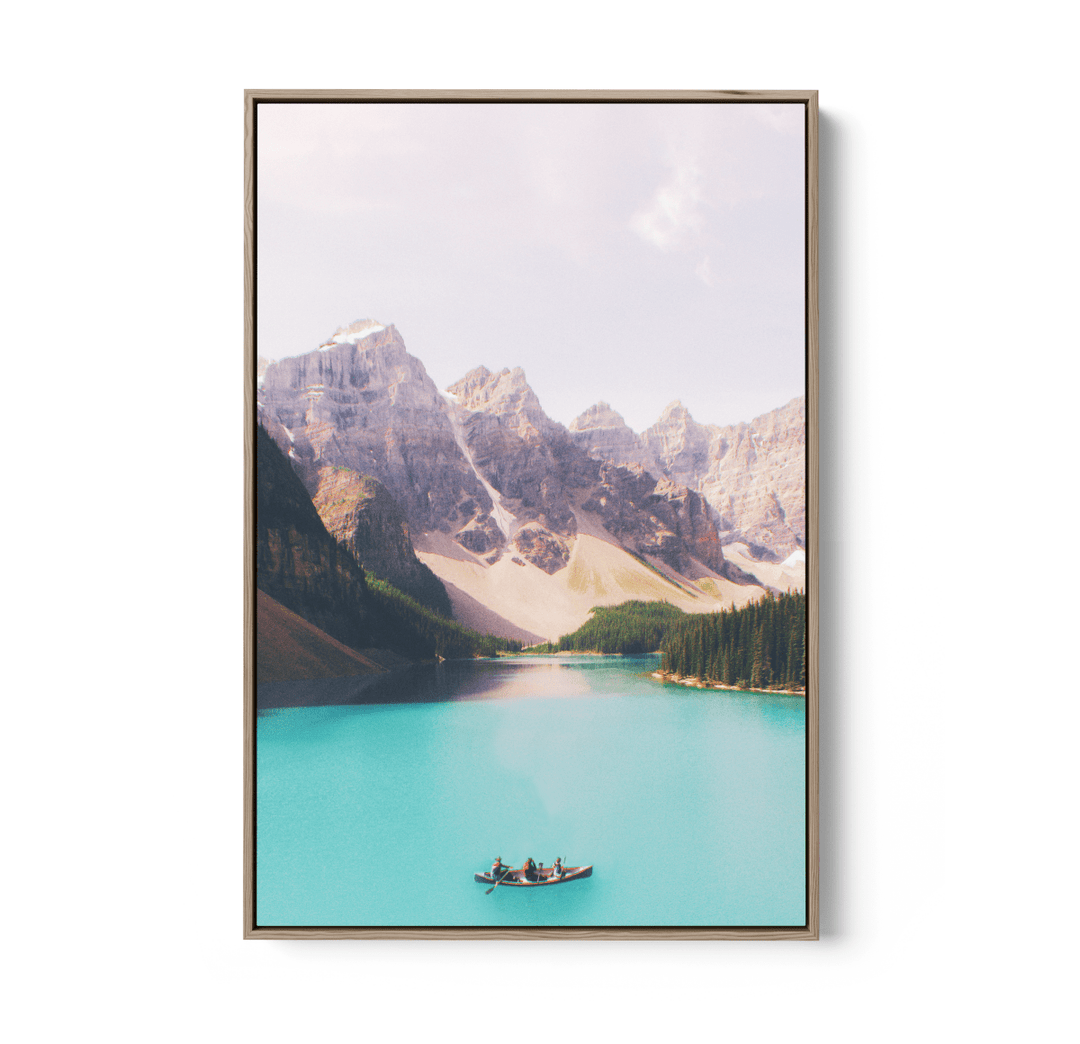 Lake Louise - Photographic Lake Stretched Canvas or Wall Art Print - I Heart Wall Art - Poster Print, Canvas Print or Framed Art Print