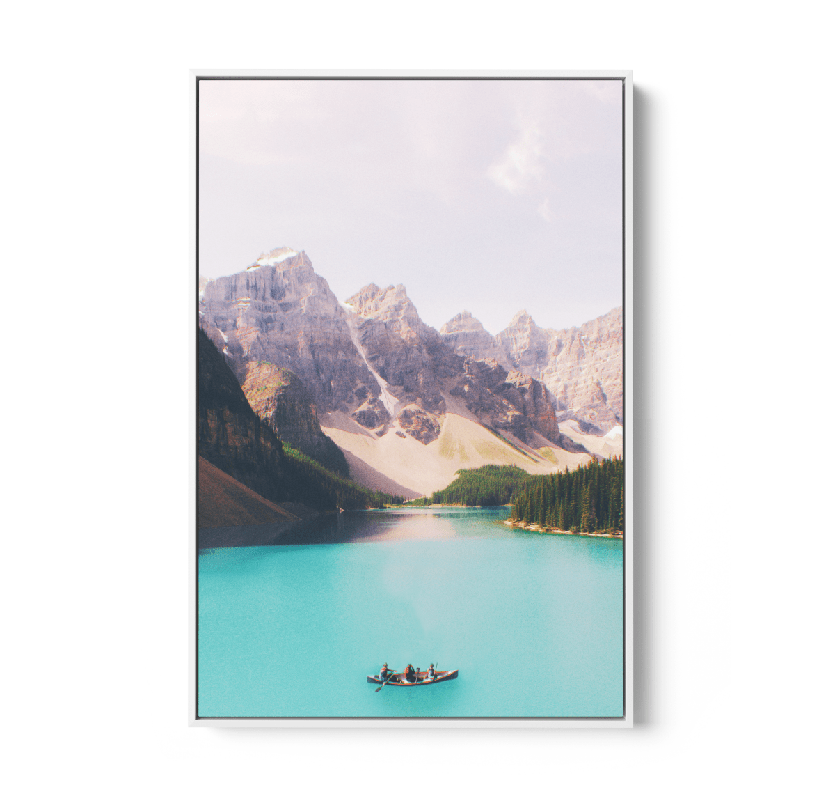 Lake Louise - Photographic Lake Stretched Canvas or Wall Art Print - I Heart Wall Art - Poster Print, Canvas Print or Framed Art Print