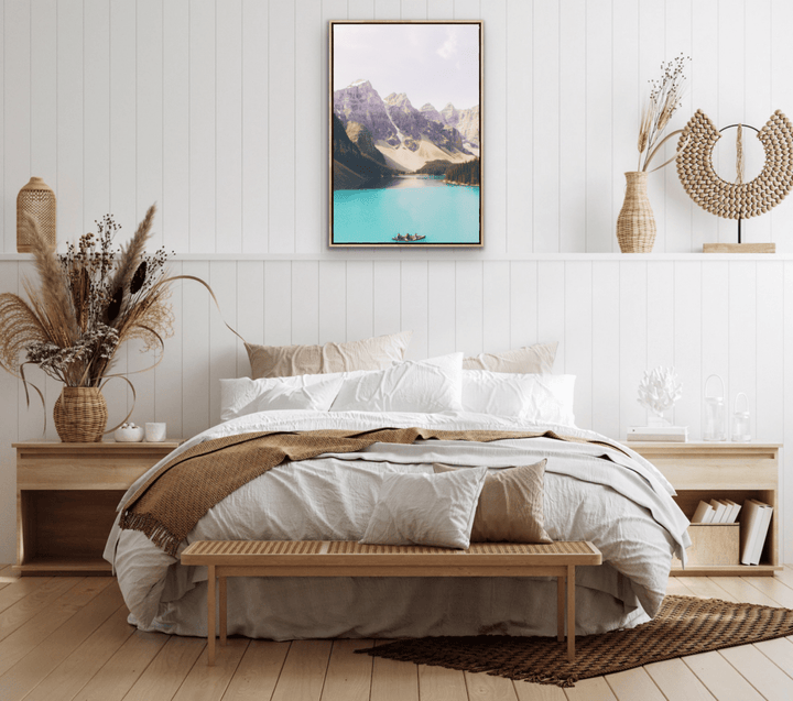 Lake Louise - Photographic Lake Stretched Canvas or Wall Art Print - I Heart Wall Art - Poster Print, Canvas Print or Framed Art Print