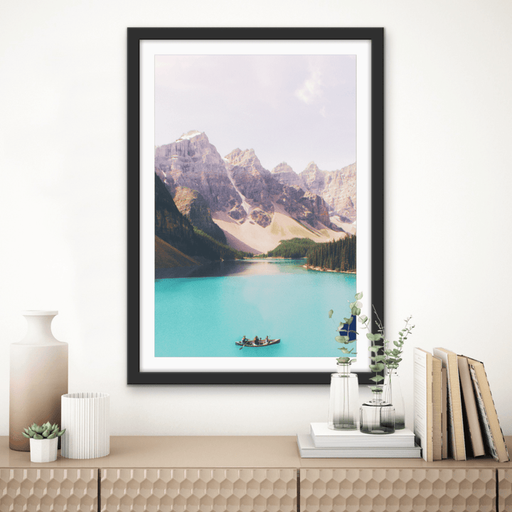 Lake Louise - Photographic Lake Stretched Canvas or Wall Art Print - I Heart Wall Art - Poster Print, Canvas Print or Framed Art Print
