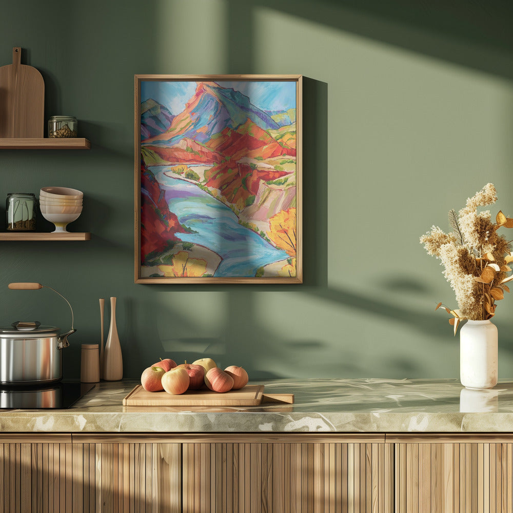 Land of Echantment - Stretched Canvas, Poster or Fine Art Print I Heart Wall Art