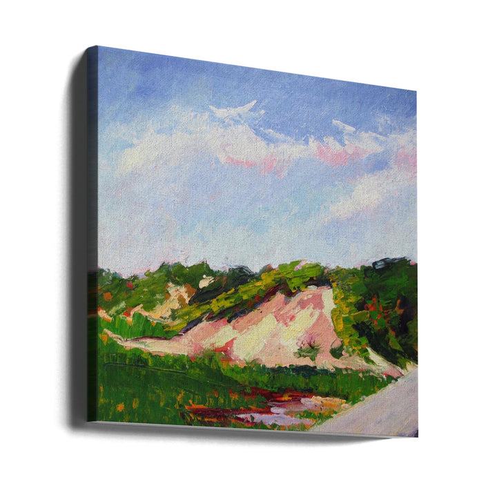 Lands End Dune - Square Stretched Canvas, Poster or Fine Art Print I Heart Wall Art