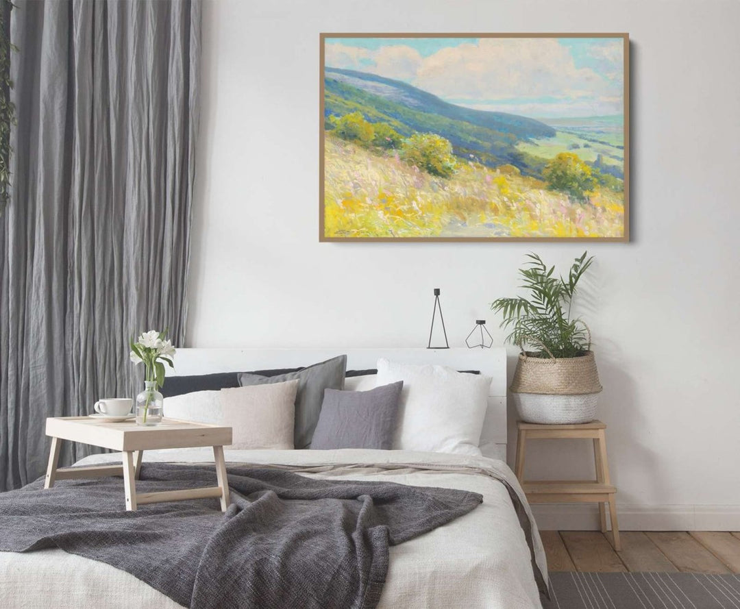 Landscape 1927 By Lajos Csordak - Fine Art or Canvas Print - I Heart Wall Art - Poster Print, Canvas Print or Framed Art Print