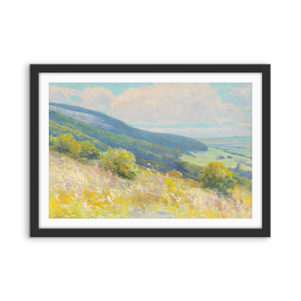 Landscape 1927 By Lajos Csordak - Fine Art or Canvas Print - I Heart Wall Art - Poster Print, Canvas Print or Framed Art Print