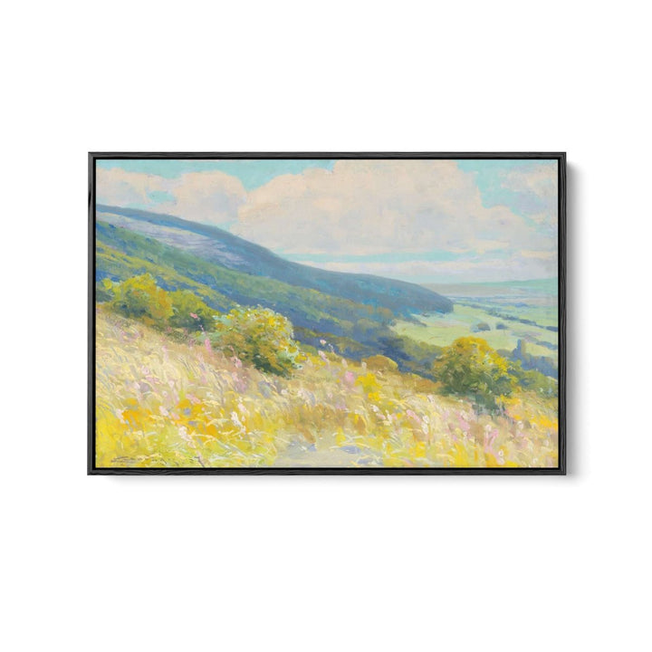 Landscape 1927 By Lajos Csordak - Fine Art or Canvas Print - I Heart Wall Art - Poster Print, Canvas Print or Framed Art Print