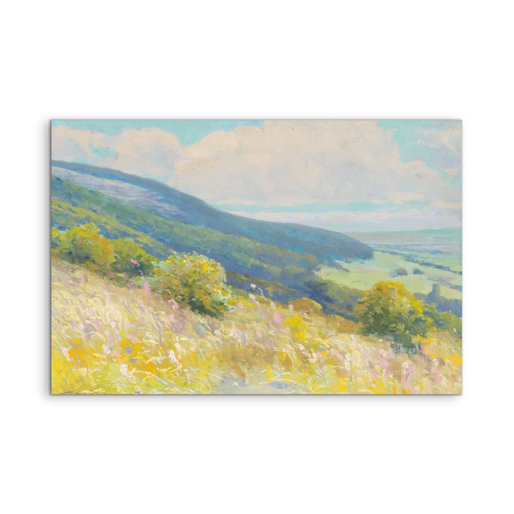 Landscape 1927 By Lajos Csordak - Fine Art or Canvas Print - I Heart Wall Art - Poster Print, Canvas Print or Framed Art Print
