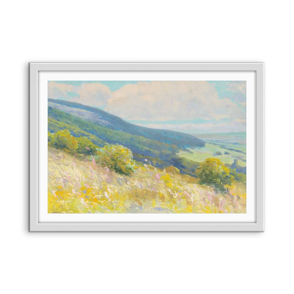 Landscape 1927 By Lajos Csordak - Fine Art or Canvas Print - I Heart Wall Art - Poster Print, Canvas Print or Framed Art Print
