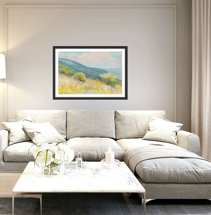 Landscape 1927 By Lajos Csordak - Fine Art or Canvas Print - I Heart Wall Art - Poster Print, Canvas Print or Framed Art Print