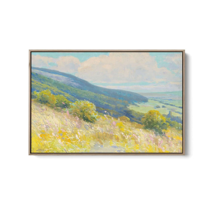 Landscape 1927 By Lajos Csordak - Fine Art or Canvas Print - I Heart Wall Art - Poster Print, Canvas Print or Framed Art Print