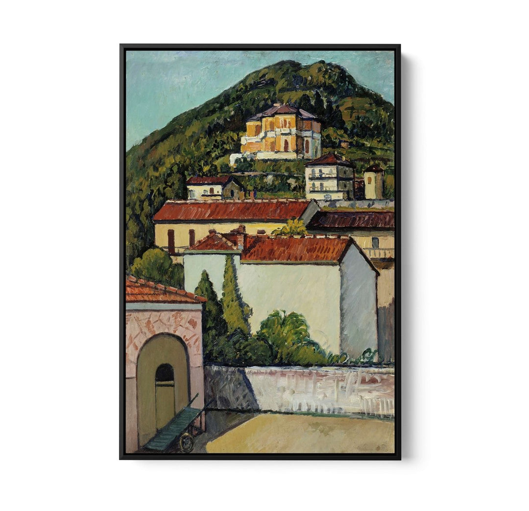 Landscape from Liguria 1932 by Pietro Marussig - Stretched Canvas Print or Framed Fine Art Print - Artwork - I Heart Wall Art - Poster Print, Canvas Print or Framed Art Print