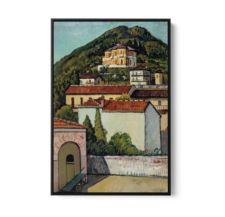 Landscape from Liguria 1932 by Pietro Marussig - Stretched Canvas Print or Framed Fine Art Print - Artwork - I Heart Wall Art - Poster Print, Canvas Print or Framed Art Print