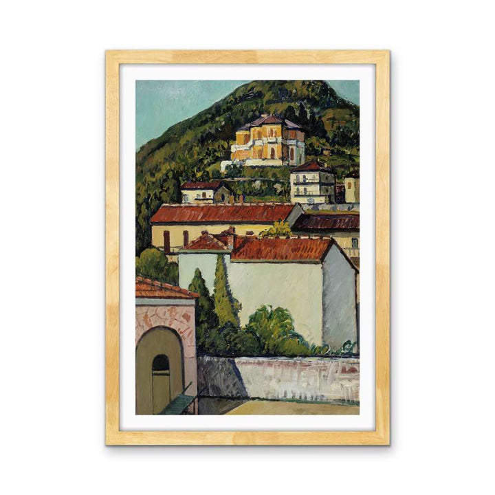 Landscape from Liguria 1932 by Pietro Marussig - Stretched Canvas Print or Framed Fine Art Print - Artwork - I Heart Wall Art - Poster Print, Canvas Print or Framed Art Print