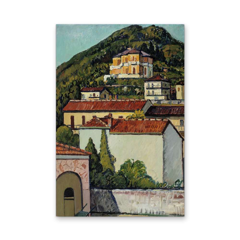 Landscape from Liguria 1932 by Pietro Marussig - Stretched Canvas Print or Framed Fine Art Print - Artwork - I Heart Wall Art - Poster Print, Canvas Print or Framed Art Print