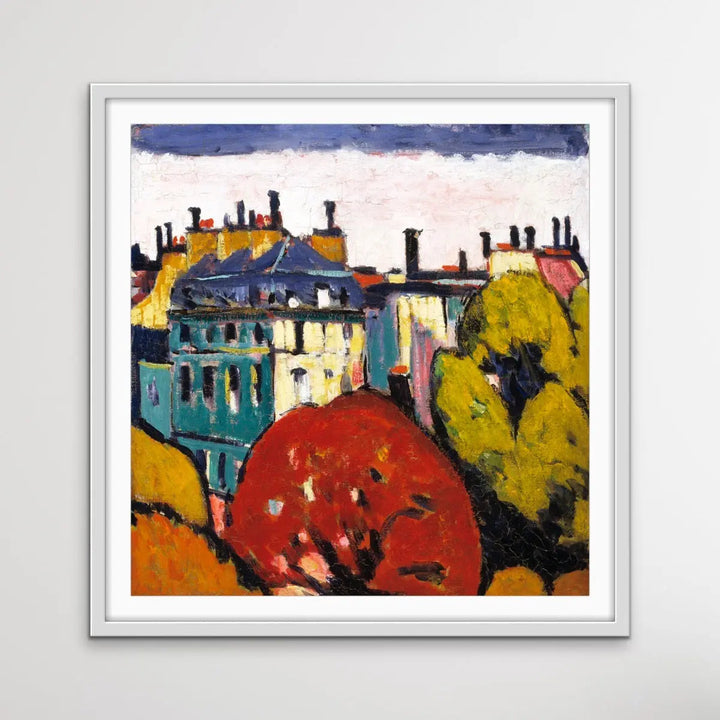 Landscape, Paris (1912–1914) by Henry Lyman Sayen - I Heart Wall Art