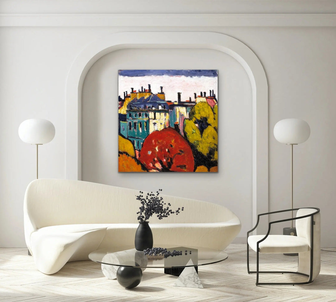Landscape, Paris (1912–1914) by Henry Lyman Sayen - I Heart Wall Art