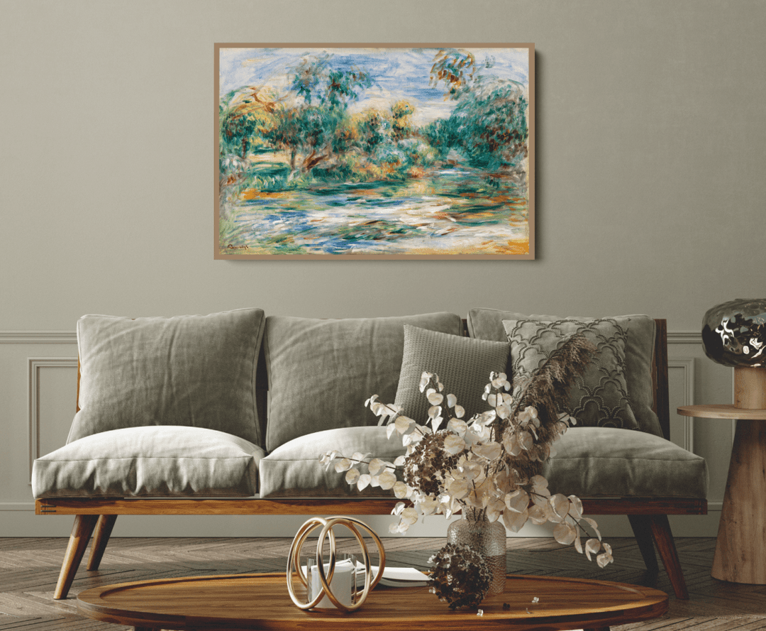 Landscape (Paysage) 1917 by Renoir - Fine Art or Canvas Print - I Heart Wall Art - Poster Print, Canvas Print or Framed Art Print