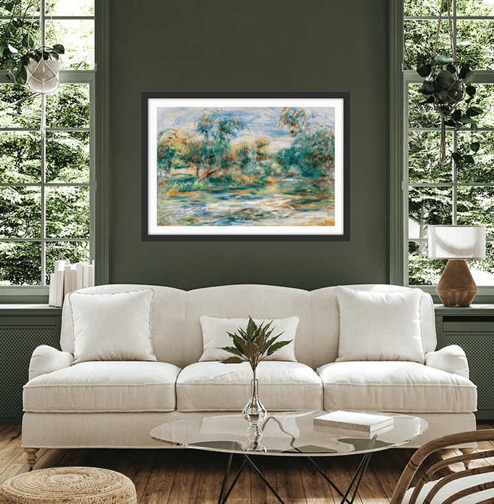 Landscape (Paysage) 1917 by Renoir - Fine Art or Canvas Print - I Heart Wall Art - Poster Print, Canvas Print or Framed Art Print