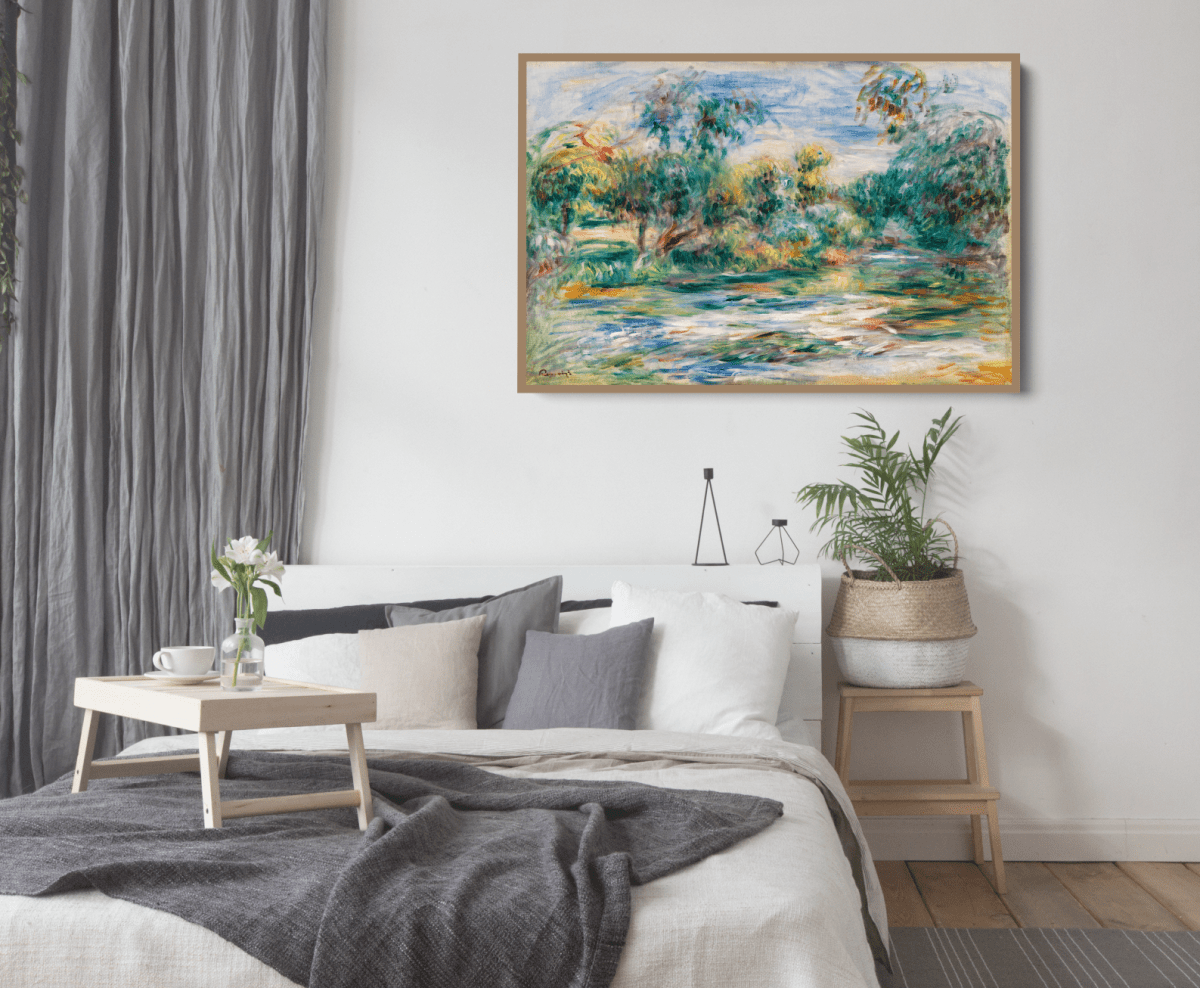 Landscape (Paysage) 1917 by Renoir - Fine Art or Canvas Print - I Heart Wall Art - Poster Print, Canvas Print or Framed Art Print
