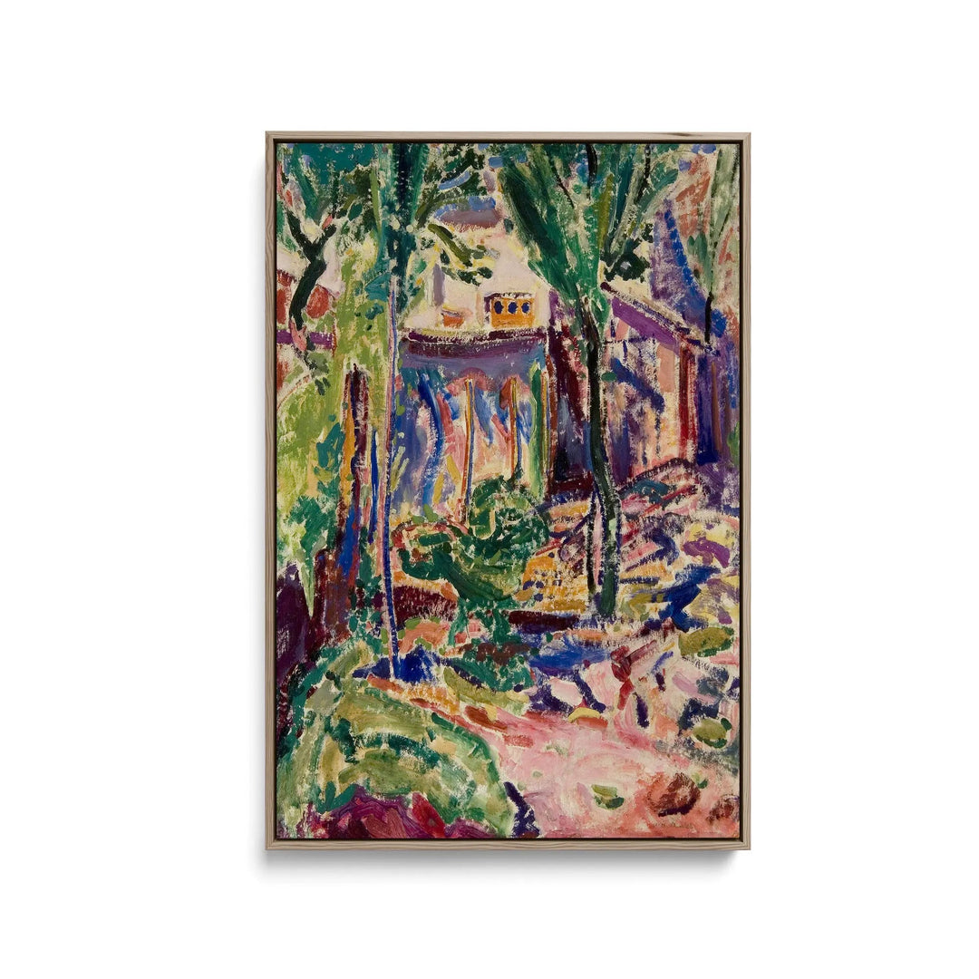 Landscape with House by Alfred Henry Maurer - Stretched Canvas Print or Framed Fine Art Print - Vintage Artwork I Heart Wall Art Australia 