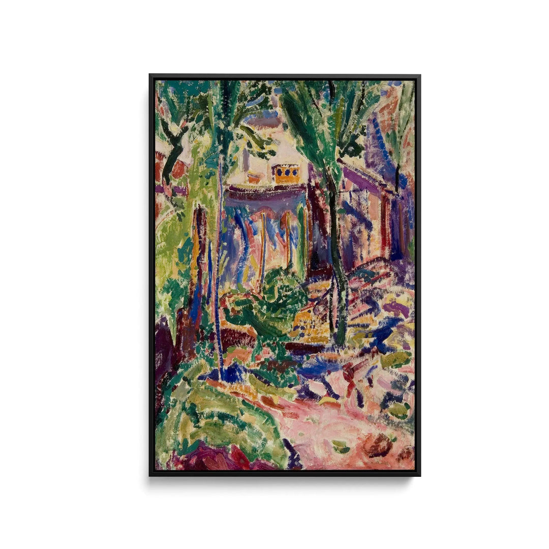 Landscape with House by Alfred Henry Maurer - Stretched Canvas Print or Framed Fine Art Print - Vintage Artwork I Heart Wall Art Australia 