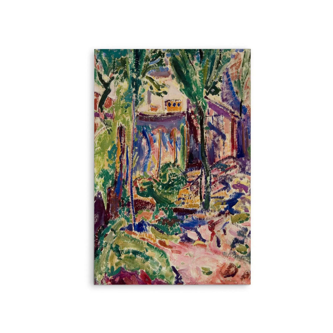 Landscape with House by Alfred Henry Maurer - Stretched Canvas Print or Framed Fine Art Print - Vintage Artwork I Heart Wall Art Australia 