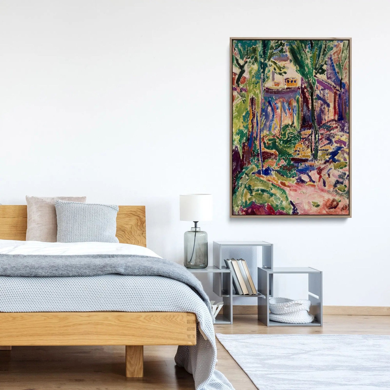 Landscape with House by Alfred Henry Maurer - Stretched Canvas Print or Framed Fine Art Print - Vintage Artwork I Heart Wall Art Australia 