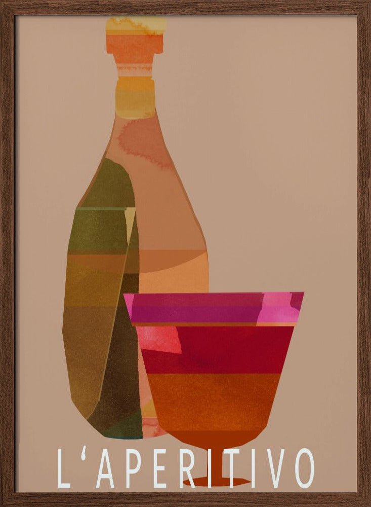 L&039;Aperitivo 2 - Stretched Canvas, Poster or Fine Art Print - I Heart Wall Art - Poster Print, Canvas Print or Framed Art Print