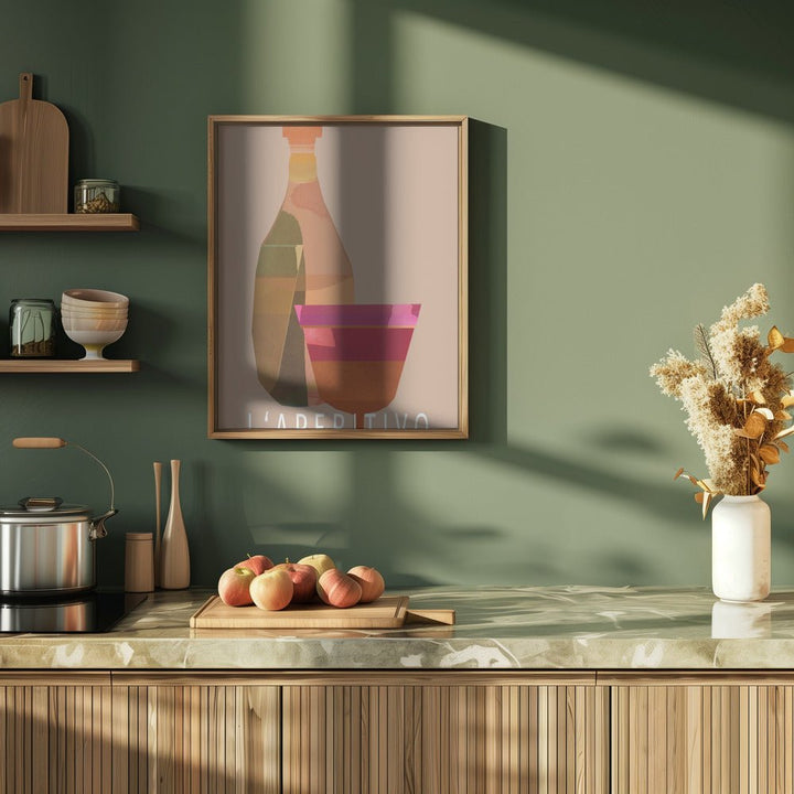 L&amp;039;Aperitivo 2 - Stretched Canvas, Poster or Fine Art Print - I Heart Wall Art - Poster Print, Canvas Print or Framed Art Print