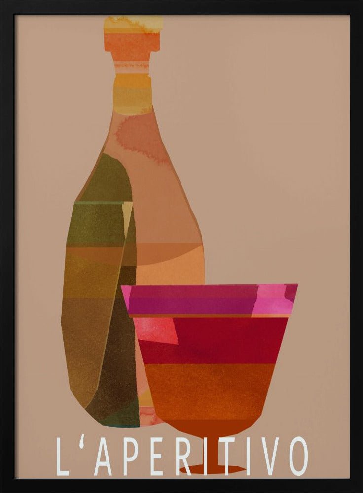 L&039;Aperitivo 2 - Stretched Canvas, Poster or Fine Art Print - I Heart Wall Art - Poster Print, Canvas Print or Framed Art Print