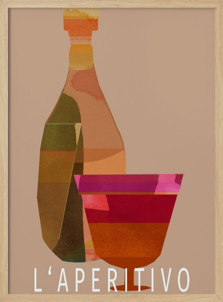 L&amp;039;Aperitivo 2 - Stretched Canvas, Poster or Fine Art Print - I Heart Wall Art - Poster Print, Canvas Print or Framed Art Print