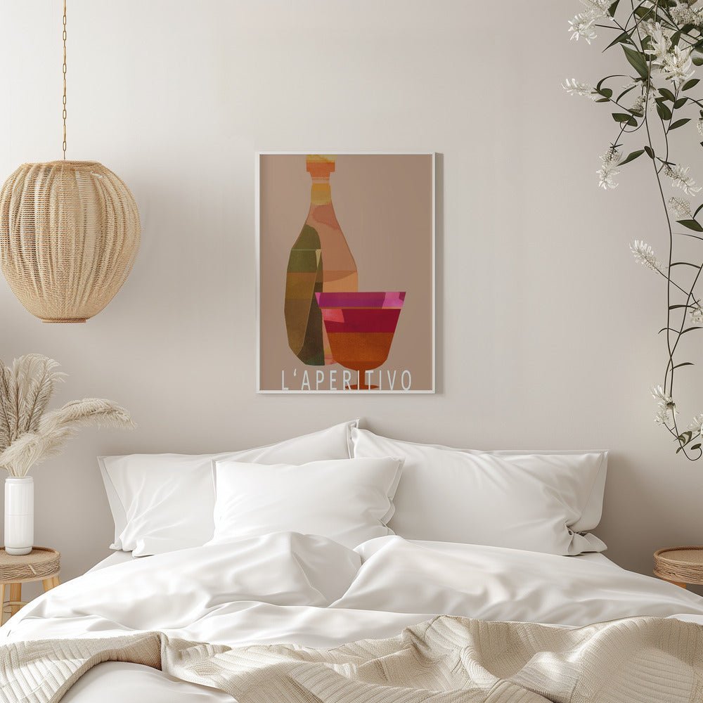L&amp;039;Aperitivo 2 - Stretched Canvas, Poster or Fine Art Print - I Heart Wall Art - Poster Print, Canvas Print or Framed Art Print