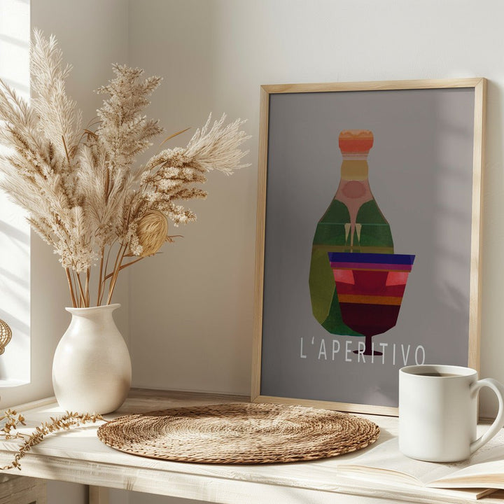 L&amp;039;Aperitivo 3 - Stretched Canvas, Poster or Fine Art Print - I Heart Wall Art - Poster Print, Canvas Print or Framed Art Print