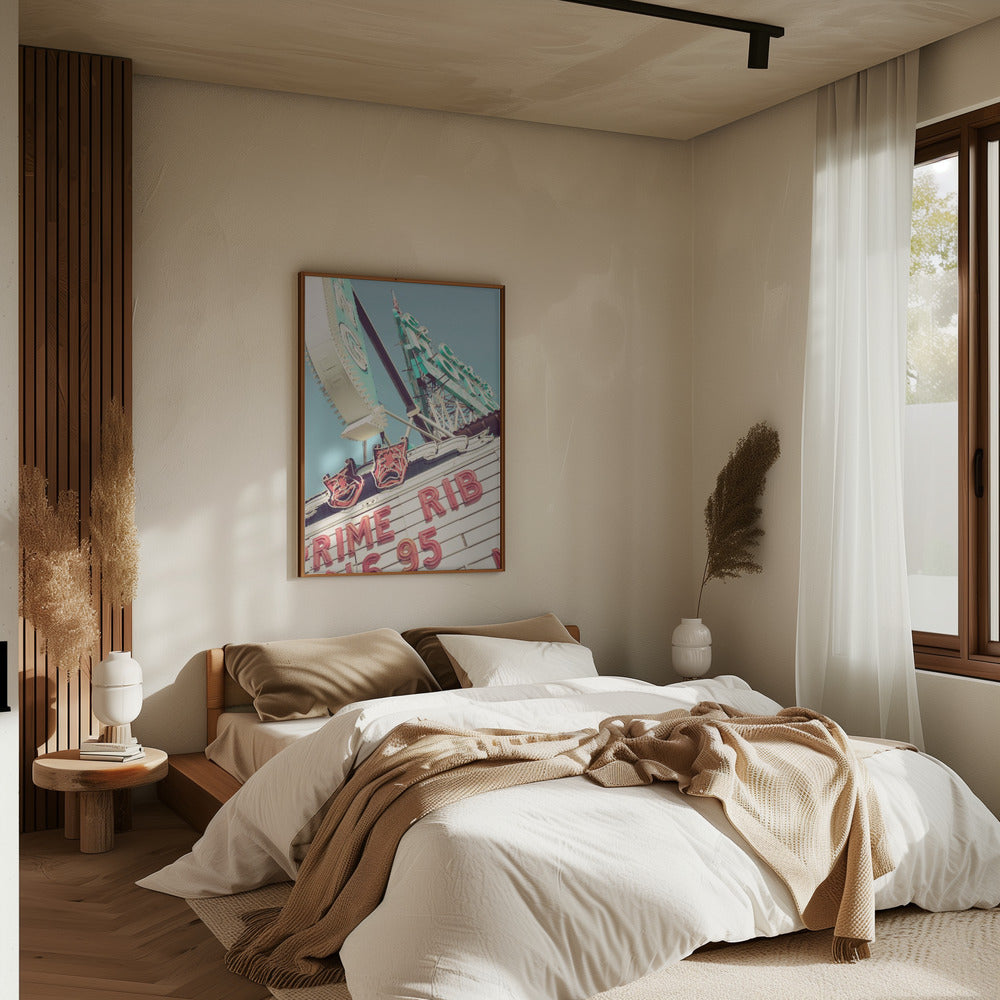 Las Vegas Neaon Signs - Stretched Canvas, Poster or Fine Art Print I Heart Wall Art