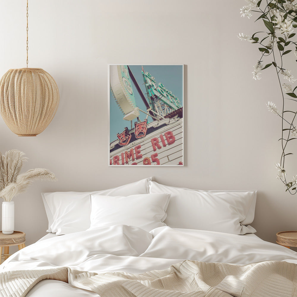 Las Vegas Neaon Signs - Stretched Canvas, Poster or Fine Art Print I Heart Wall Art
