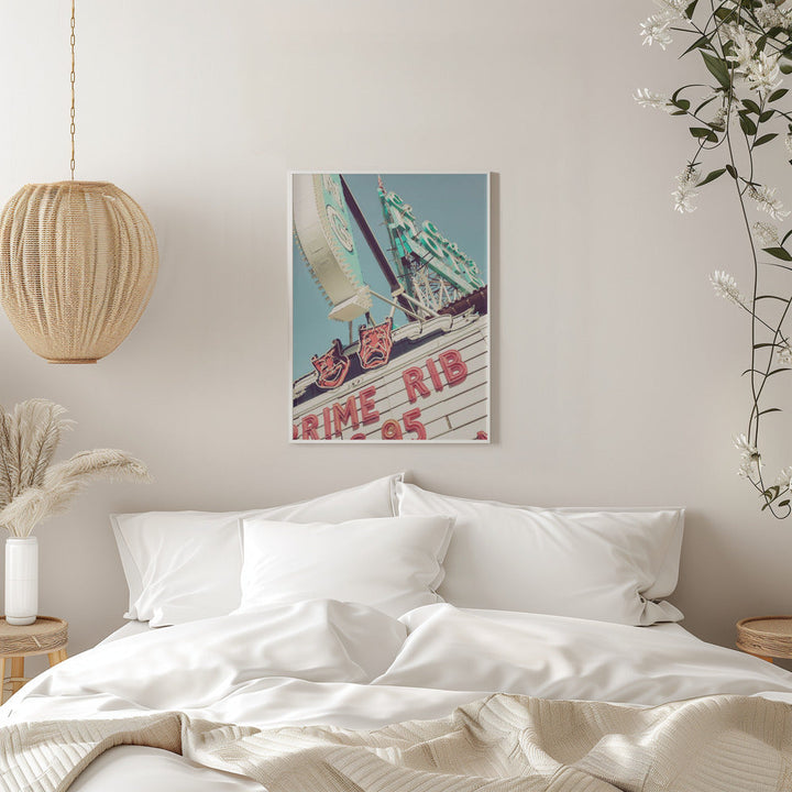 Las Vegas Neaon Signs - Stretched Canvas, Poster or Fine Art Print I Heart Wall Art