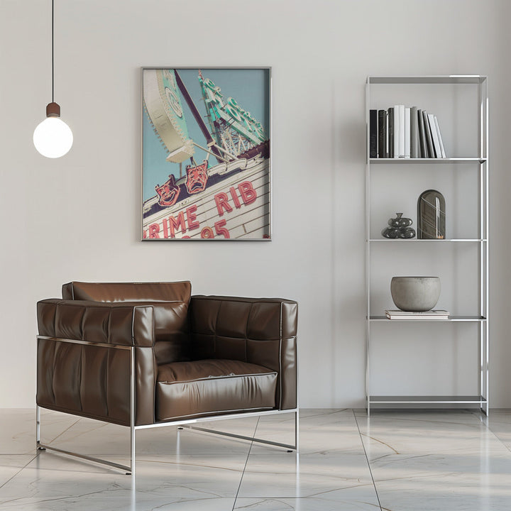 Las Vegas Neaon Signs - Stretched Canvas, Poster or Fine Art Print I Heart Wall Art