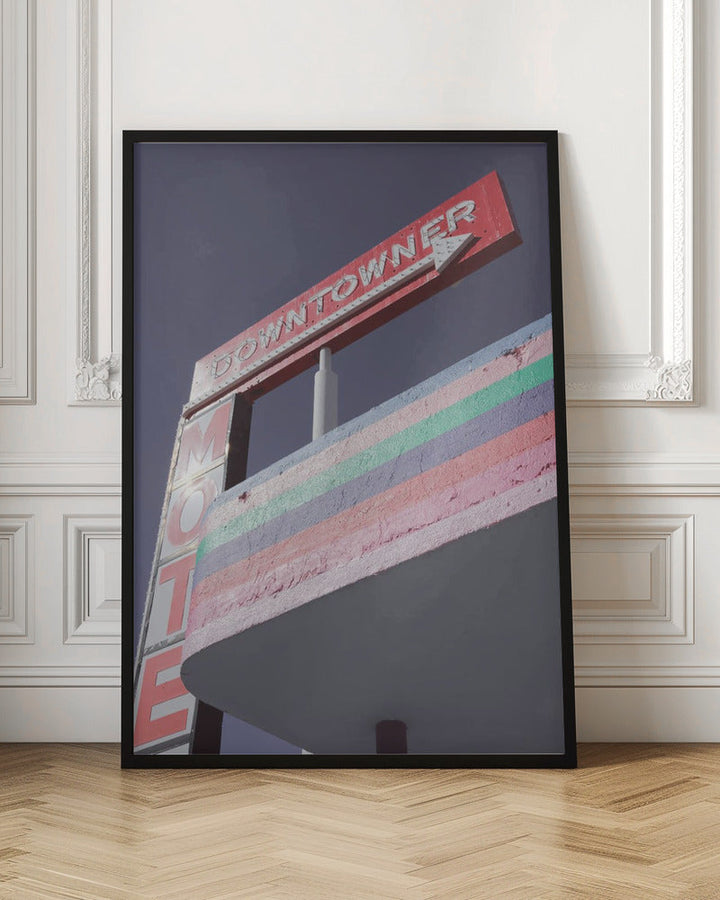 Las Vegas Pink Gas Station - Stretched Canvas, Poster or Fine Art Print I Heart Wall Art