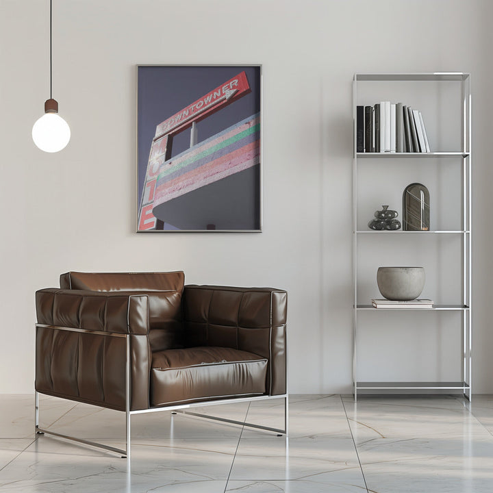Las Vegas Pink Gas Station - Stretched Canvas, Poster or Fine Art Print I Heart Wall Art