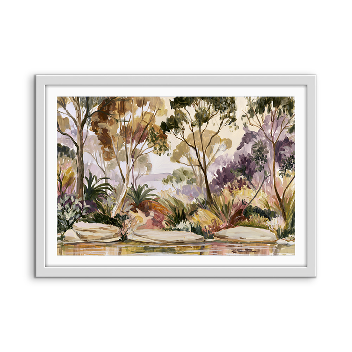 Late Afternoons By The Pond by IHeartStudio - Australian Eucalyptus Bush Garden Nature Canvas Art Print