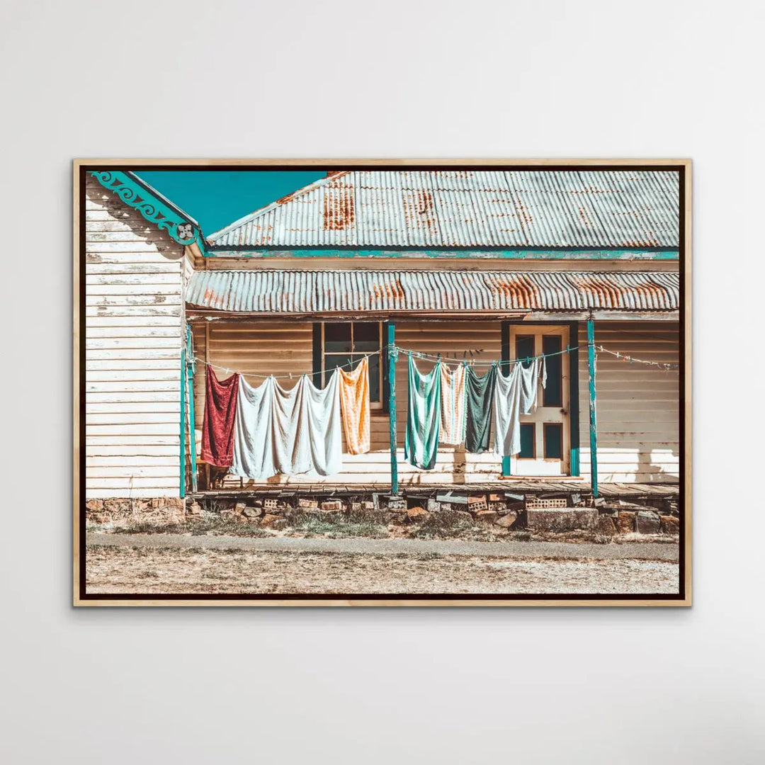 Laundry Day - Australian Clothesline Photographic Print - I Heart Wall Art